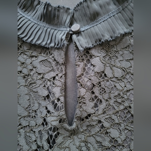 J. Crew lace ruffle-neck top - Picture 6 of 6